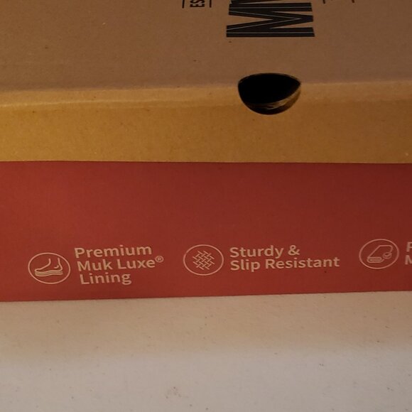 Muk Luks Mukluks Women's Dark Heather Gray Cable Knit Memory Foam 7 Booties NIB - Picture 12 of 16